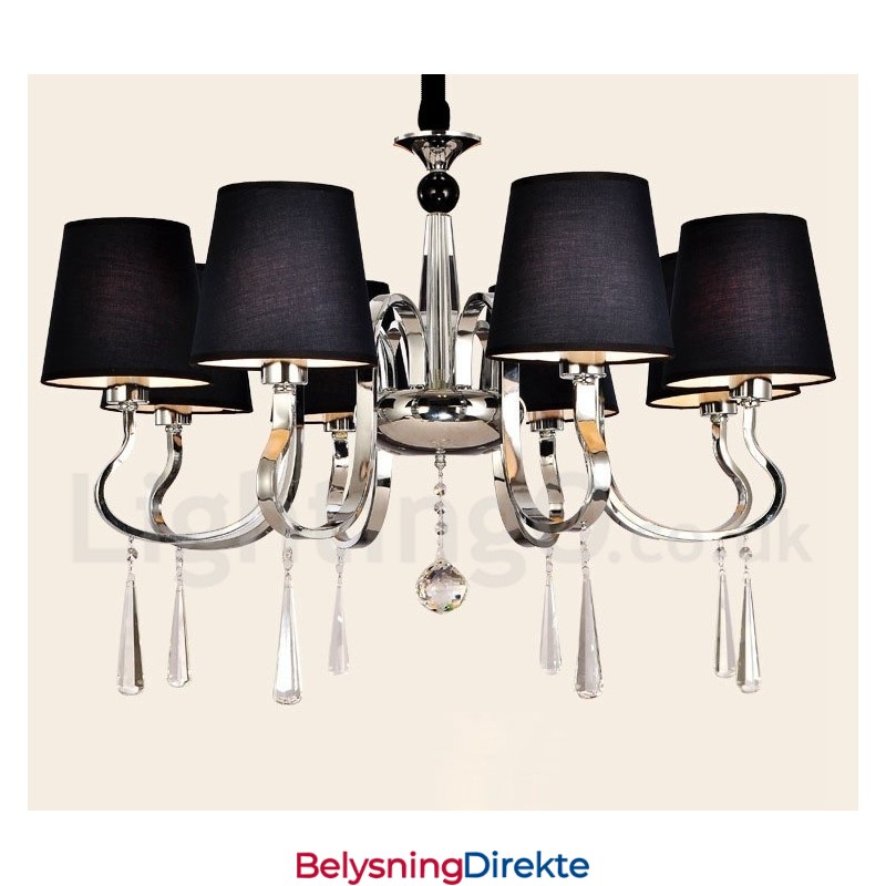 Moderne Samtids Tradisjonell Klassisk Rustikk Hytte Vintage Landlig Øy Krom Metalllysekrone