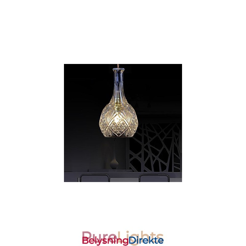 Moderne, Moderne Krystallmetallpendellampe