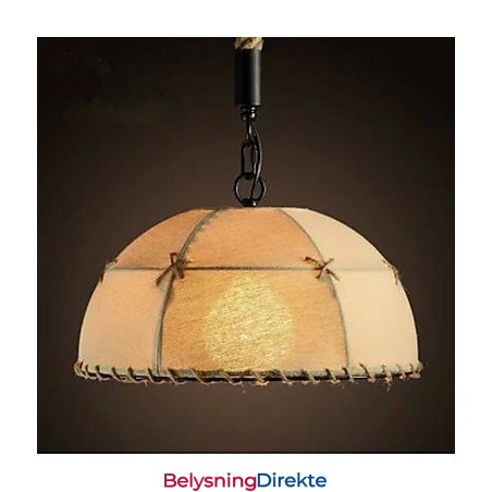 En Kort Vogue Lights Halvsirkelformet Hamptau-Lysekrone