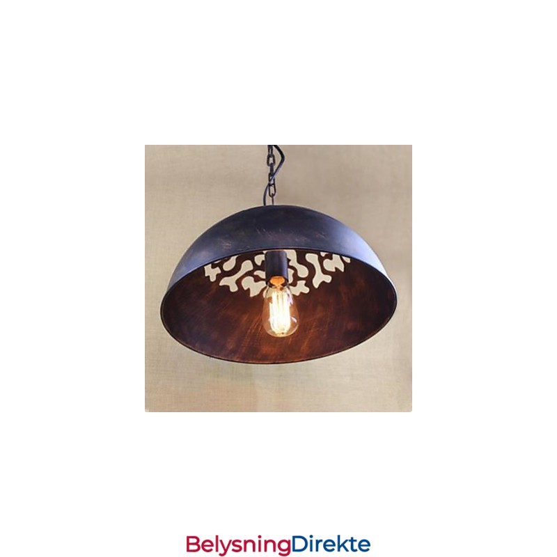 Amerikansk Industri Smijernskjettingtalje Nostalgi Halvsirkel Droplight Gjenoppretting Av Gamle Skikker