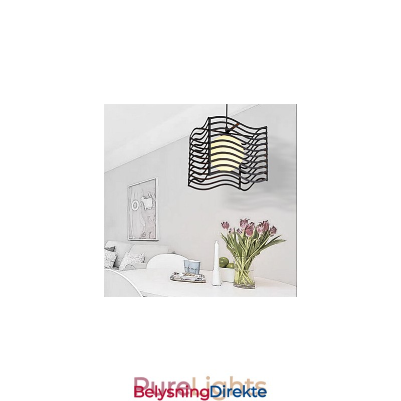 Moderne, Samtidskunstnerisk Metallpendellampe