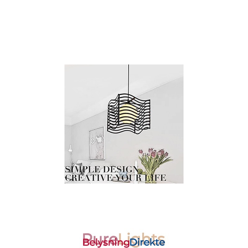 Moderne, Samtidskunstnerisk Metallpendellampe