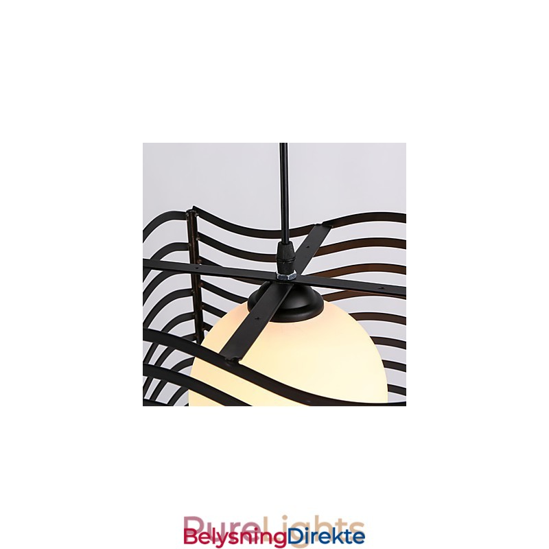 Moderne, Samtidskunstnerisk Metallpendellampe