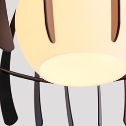 Moderne, Samtidskunstnerisk Metallpendellampe