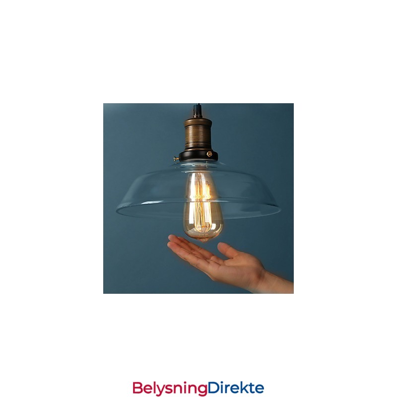 Moderne Glassanhengslampe Enkle Anhengslamper Kafe-Anhengslampe