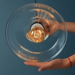 Moderne Glassanhengslampe Enkle Anhengslamper Kafe-Anhengslampe