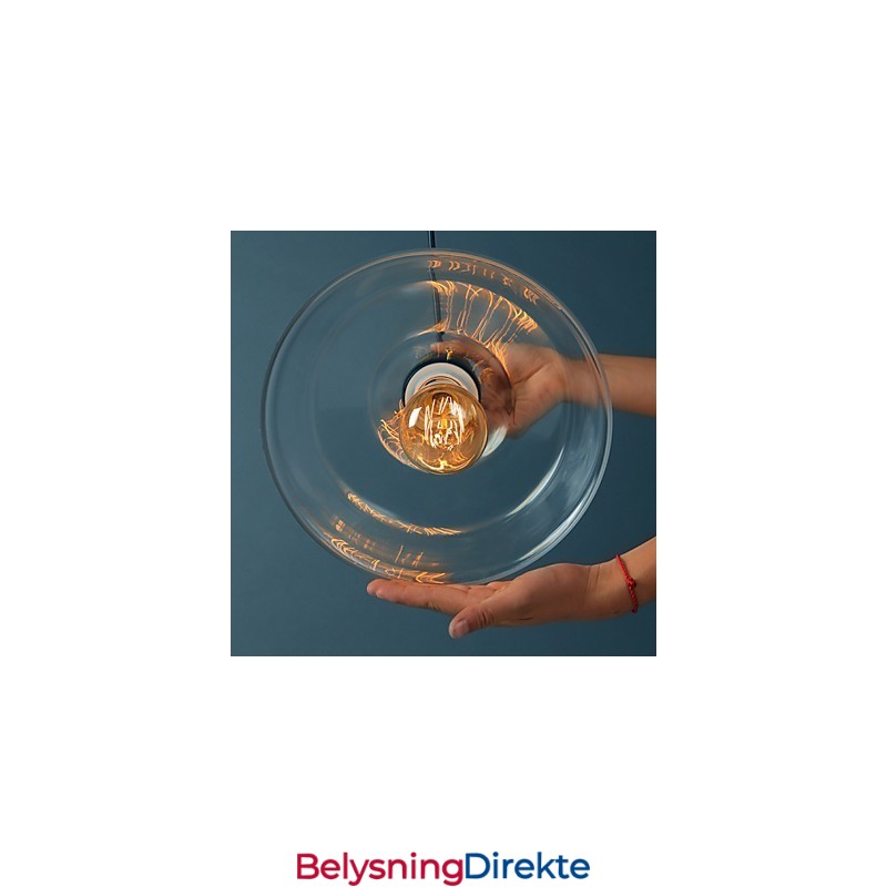 Moderne Glassanhengslampe Enkle Anhengslamper Kafe-Anhengslampe