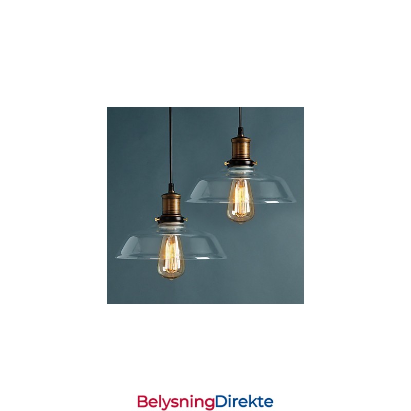 Moderne Glassanhengslampe Enkle Anhengslamper Kafe-Anhengslampe