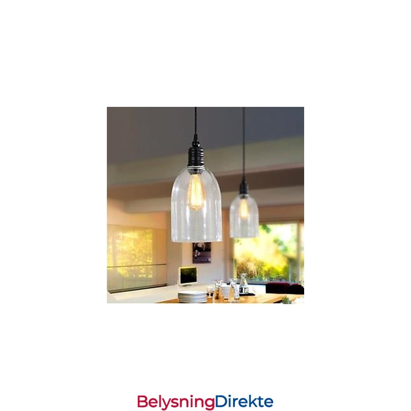 Kontraktert Amerikansk Landlig Stor Krystallklokke Droplight Gjenoppretter Gamle Skikker