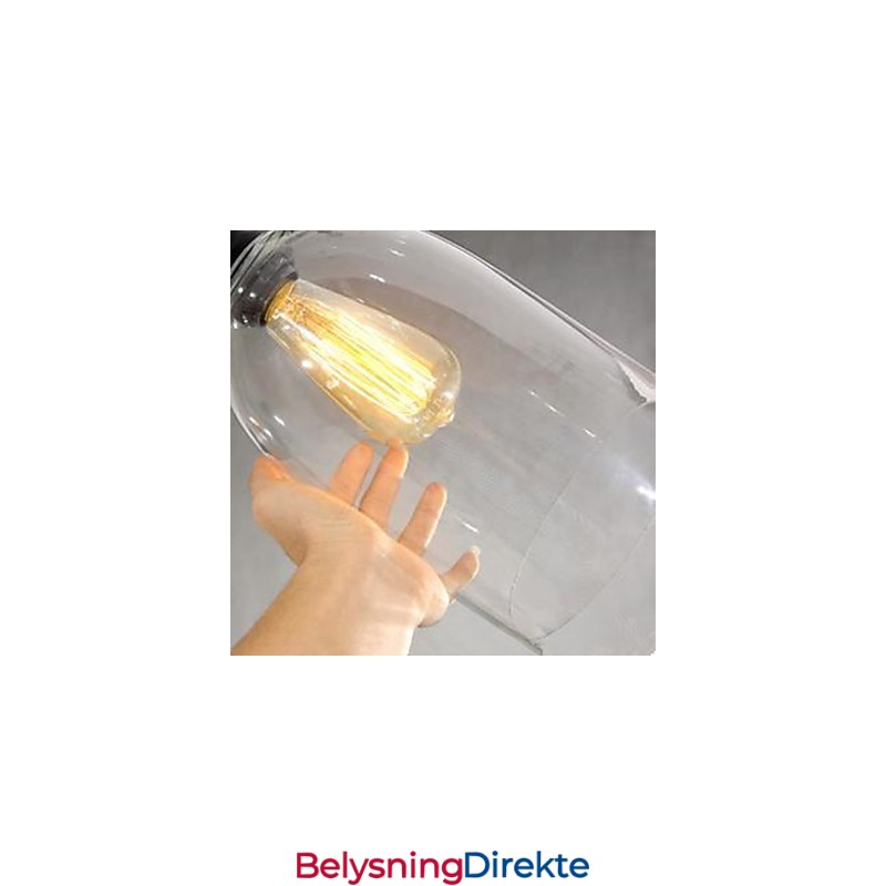 Kontraktert Amerikansk Landlig Stor Krystallklokke Droplight Gjenoppretter Gamle Skikker