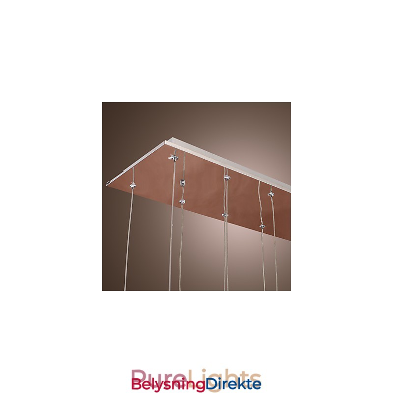 Moderne Og Moderne Krystallkrommetallpendellampe