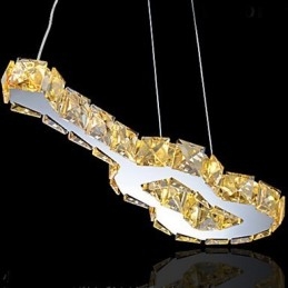 Moderne, Moderne Krystallmetallpendellampe