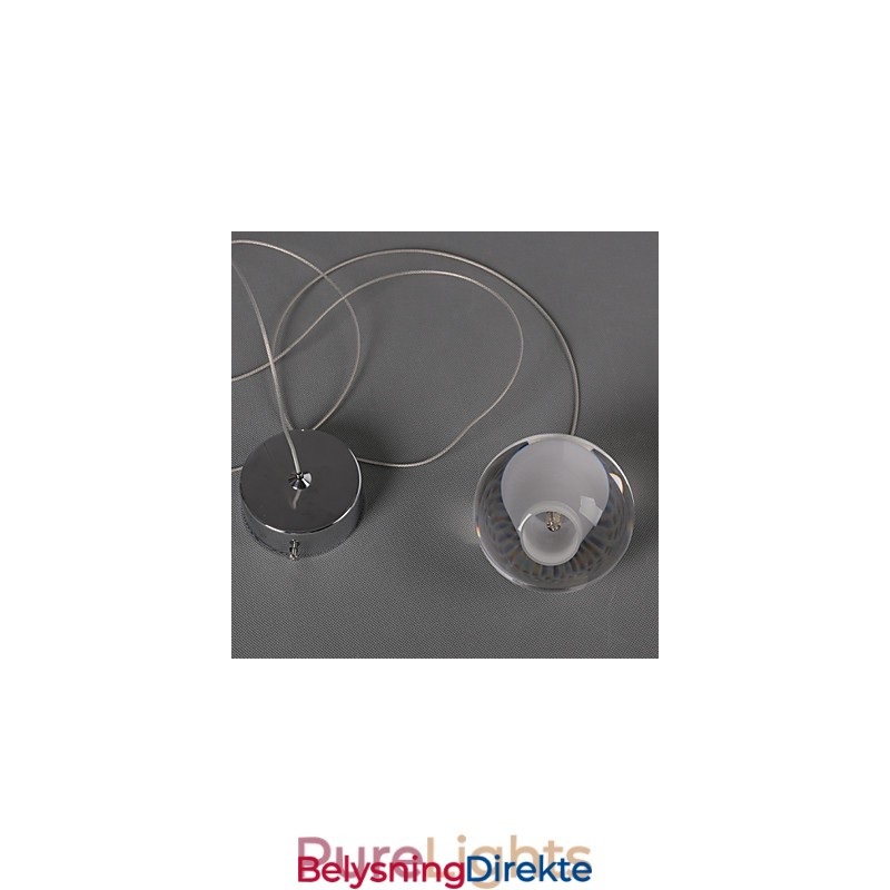 1 Lys Krystallglass Stein Pendellampe Kafé Pendellampe Dekorativ Pendelbelysning