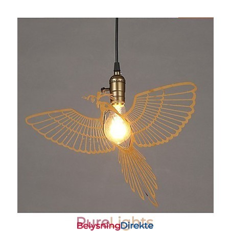 Retro Papirkutt Kunst Fugleplettering