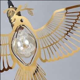 Retro Papirkutt Kunst Fugleplettering