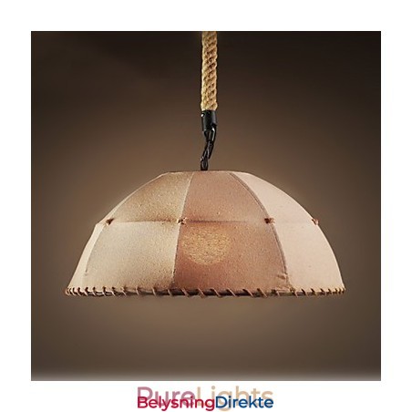 Kontraktert Nordisk Vintage Linens Hamptau Amerikansk Landlig Droplight-Lampe