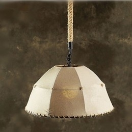 Kontraktert Nordisk Vintage Linens Hamptau Amerikansk Landlig Droplight-Lampe