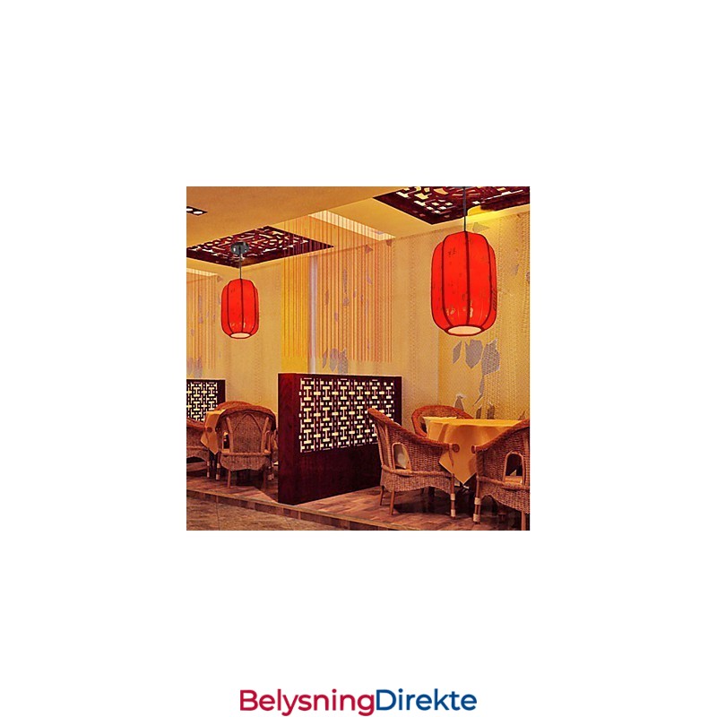 Archaize Saueskinn Røde Lanterner Veranda Droplight Lampelys