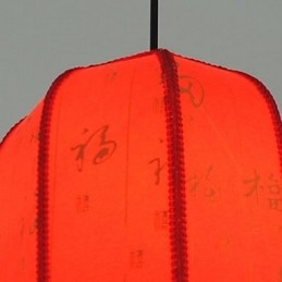 Archaize Saueskinn Røde Lanterner Veranda Droplight Lampelys