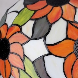 Europeisk Landlig Kreativ Kunst Lysekrone I Farget Glass Restaurering Av Gamle Skikker Lampelys