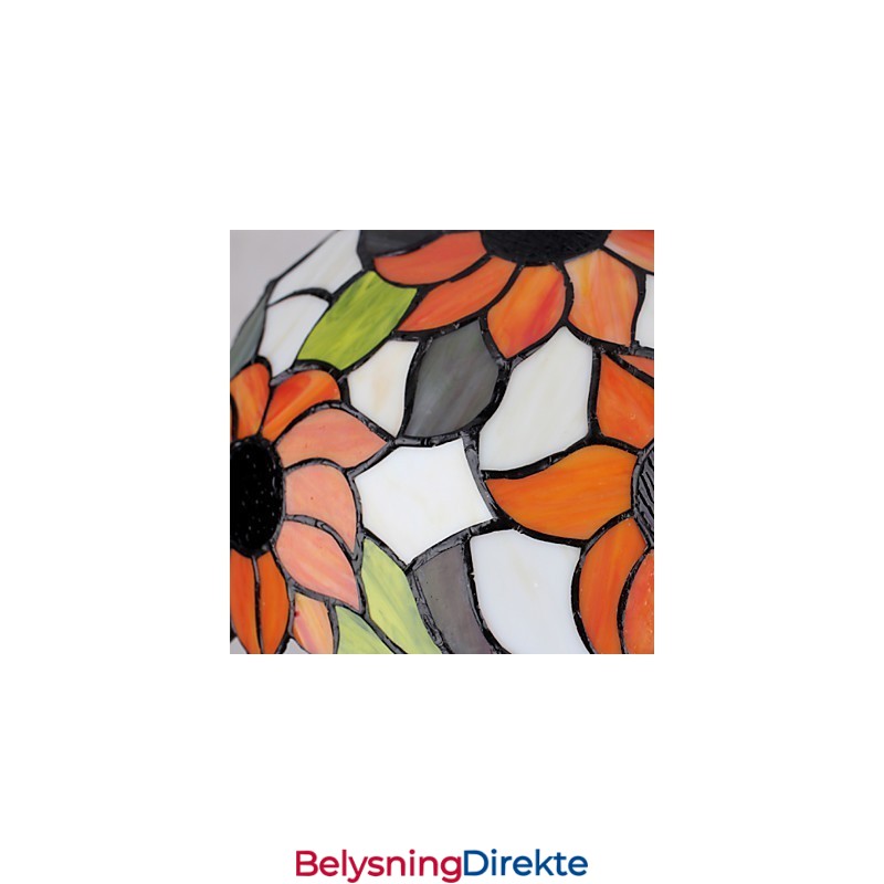 Europeisk Landlig Kreativ Kunst Lysekrone I Farget Glass Restaurering Av Gamle Skikker Lampelys