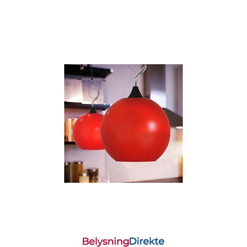 Enkel Motefarget Glasslysekronelys