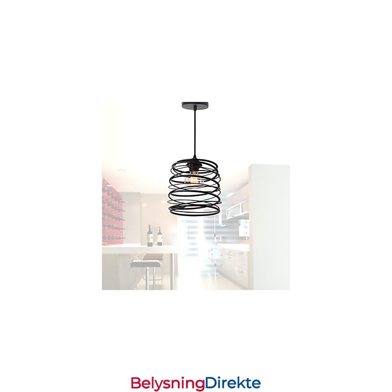 Rustikk Hytte Retro Landlig Mini-Stil Maleri Metall Pendellampe Garasje