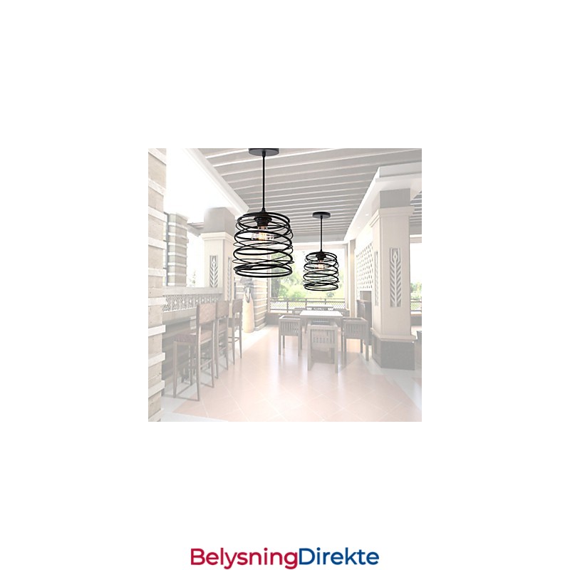 Rustikk Hytte Retro Landlig Mini-Stil Maleri Metall Pendellampe Garasje