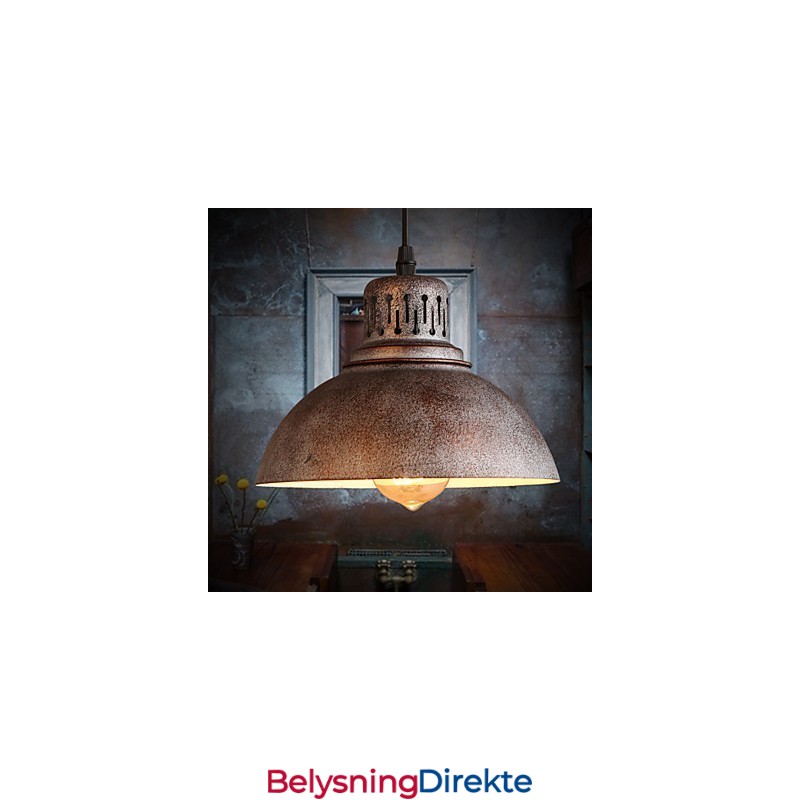 Retro Mini-Stil Maleri Metall Anhengslampe Utendørs