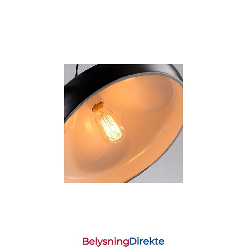 Vintage Retro Mini-Stil Maleri Metall Pendellampe