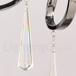 Moderne Samtids Tradisjonell Klassisk Rustikk Hytte Vintage Landlig Øy Krom Metalllysekrone