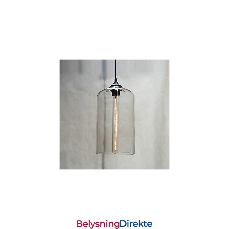 Flaskedesign Pendellampe Med 1 Lys, Konsis Jernmaling