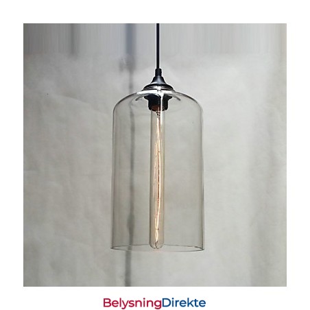 Flaskedesign Pendellampe Med 1 Lys, Konsis Jernmaling