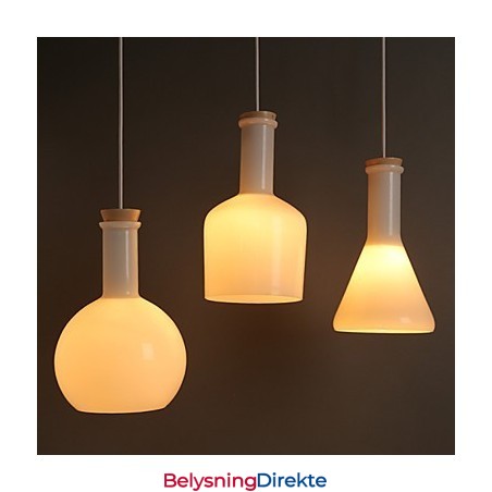 Moderne Og Kontraktsfestet Kreativ Magisk Hvit Glassflaskelinje Droplight