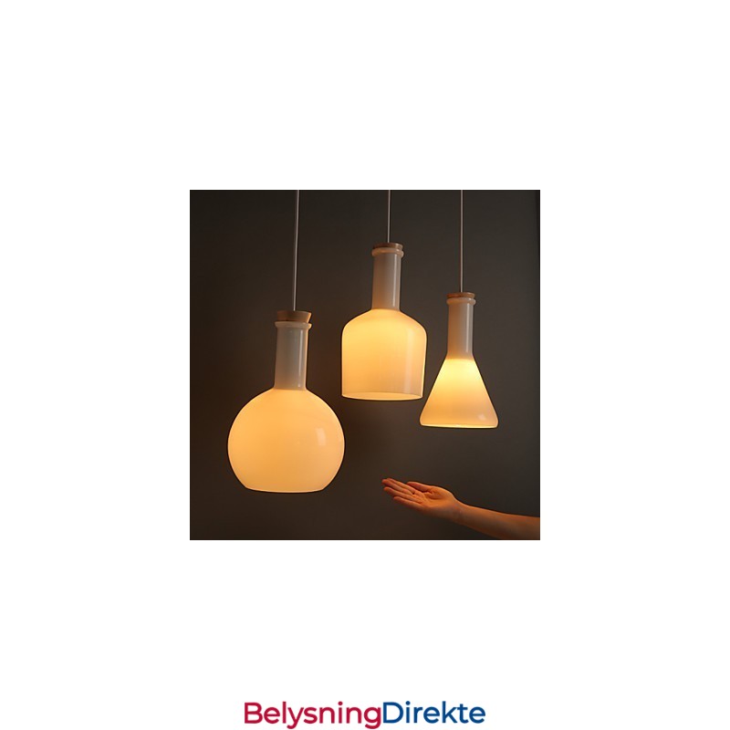 Moderne Og Kontraktsfestet Kreativ Magisk Hvit Glassflaskelinje Droplight