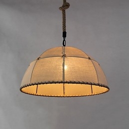 35 Cm Industriell Vindlampe I Lin, Amerikansk Landlig, Kreativ Kunst, Dråpeformet