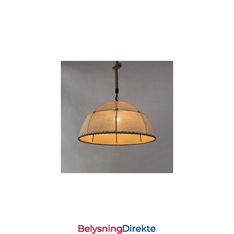 35 Cm Industriell Vindlampe I Lin, Amerikansk Landlig, Kreativ Kunst, Dråpeformet