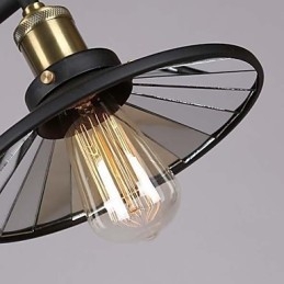 Vintage Landlig Mini-Stil Maleri Metalllysekrone