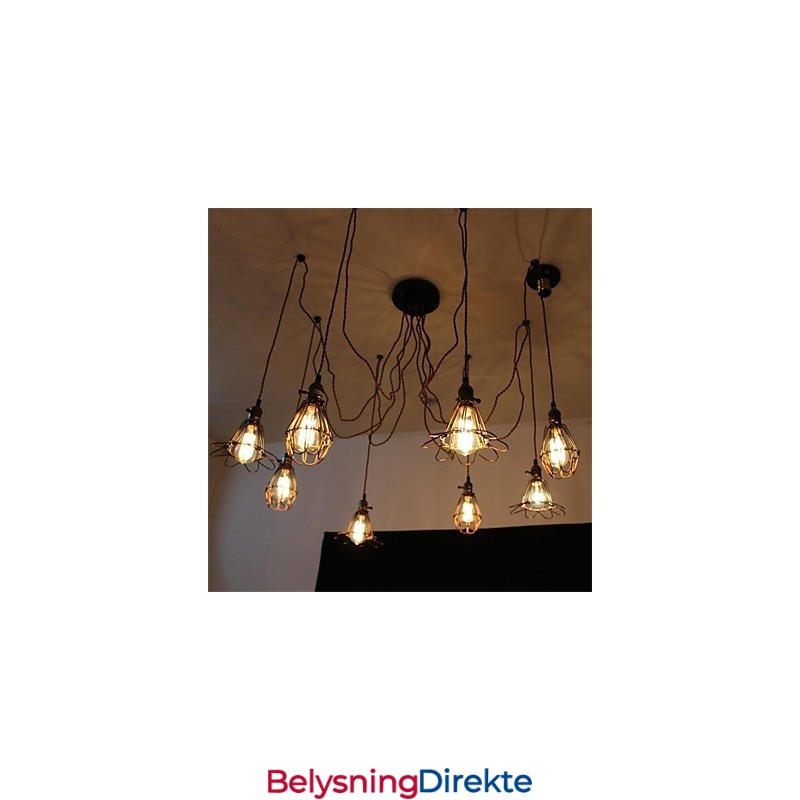 Amerikansk Landlig Retro 8-Hodet Skjønnhetsblomst Anheng