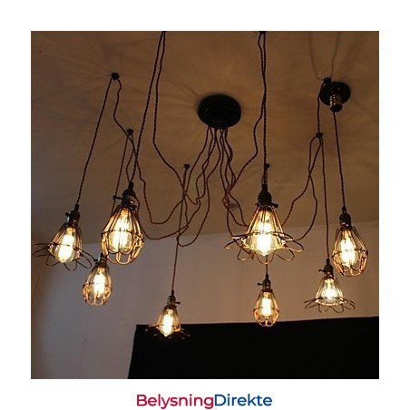 Amerikansk Landlig Retro 8-Hodet Skjønnhetsblomst Anheng