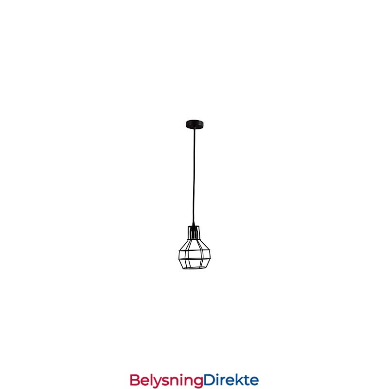 Retro Mini-Stil Maleri Metall Pendellampe Garasje