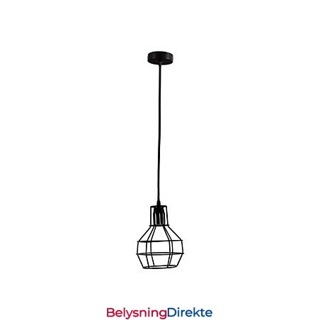 Retro Mini-Stil Maleri Metall Pendellampe Garasje