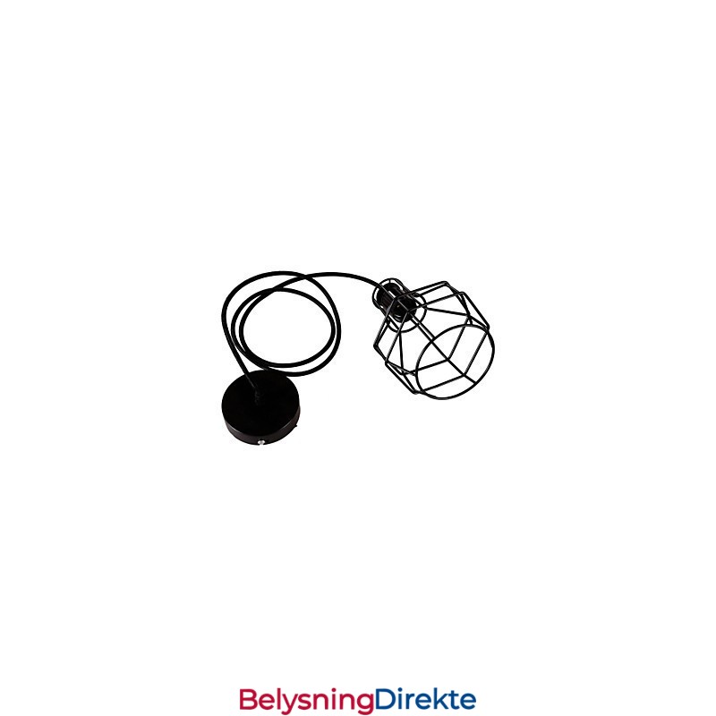 Retro Mini-Stil Maleri Metall Pendellampe Garasje