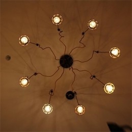 Amerikansk Landlig Retro 8-Hodet Skjønnhetsblomst Anheng