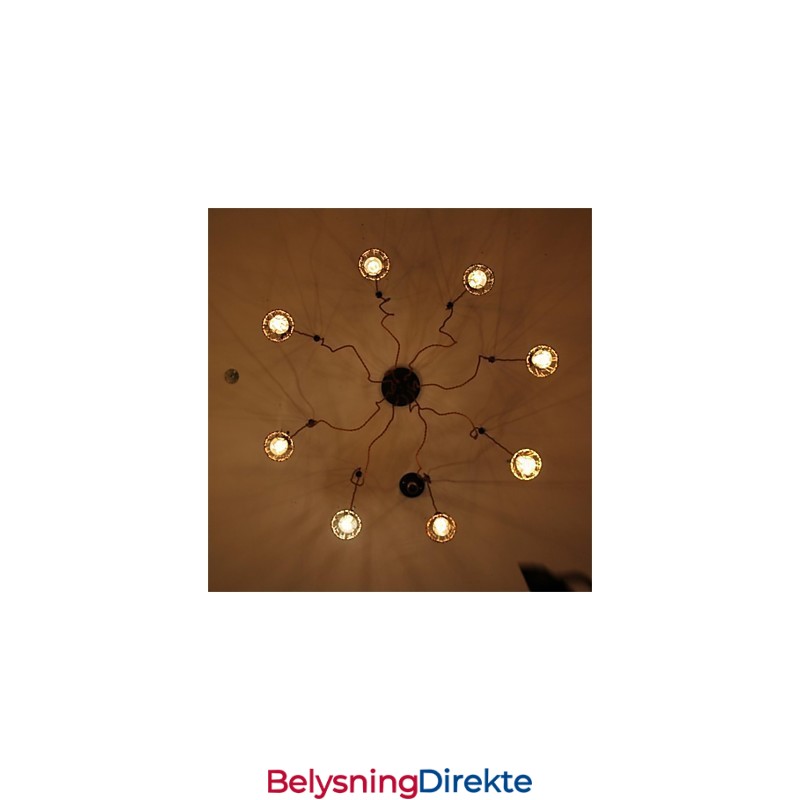 Amerikansk Landlig Retro 8-Hodet Skjønnhetsblomst Anheng