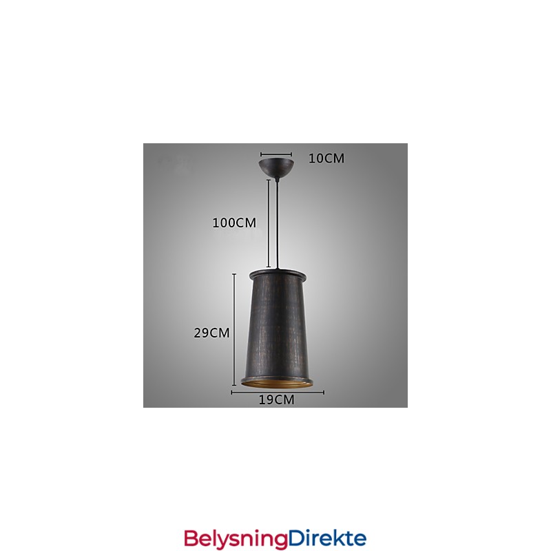 Retro Designer Metall Pendellampe