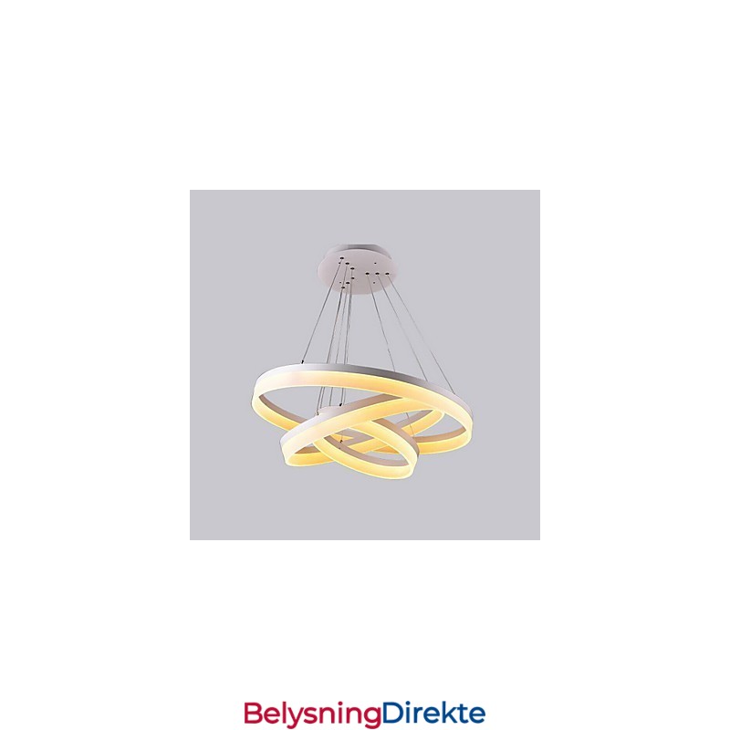 Varmt Salg Hvitfarget Akryl Moderne Hengelampe 130W