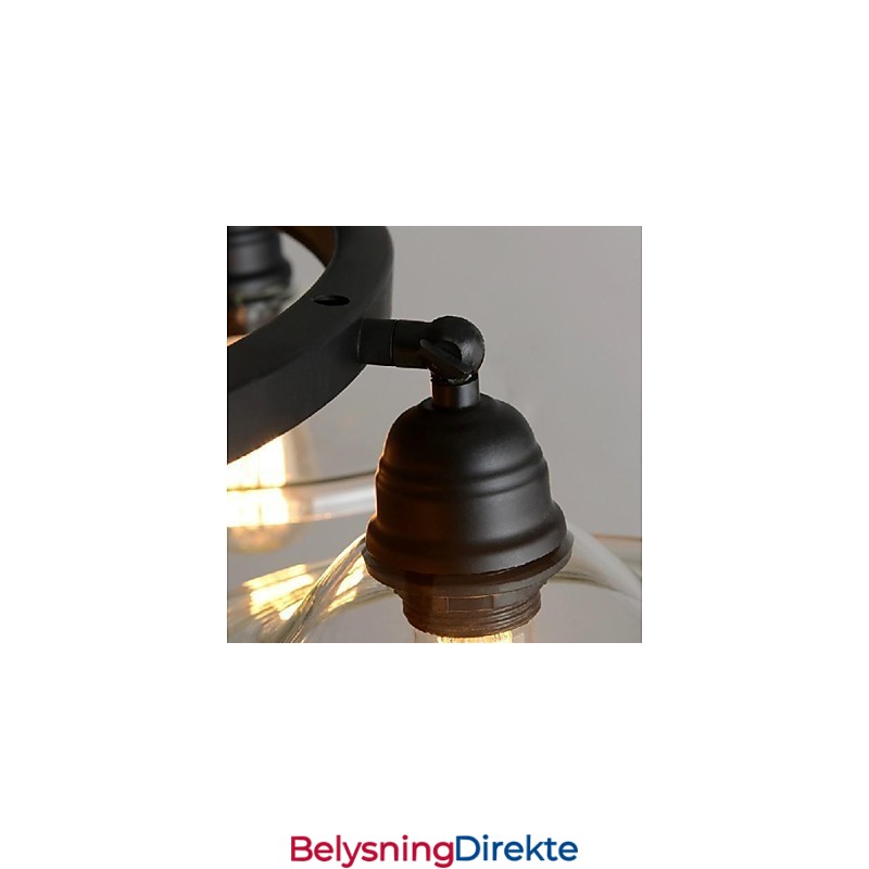 Tradisjonell Klassisk Vintage Retro Lanterne Landlig Mini-Stil Maleri Metall Pendellampe Spisestue