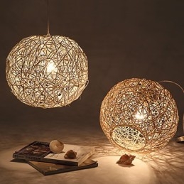 Cany Art Lamp Landlig Chinlon Droplight Droplight Lampe Lys