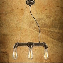 Retro Industriell Vindkafé Kreativ Vannrør